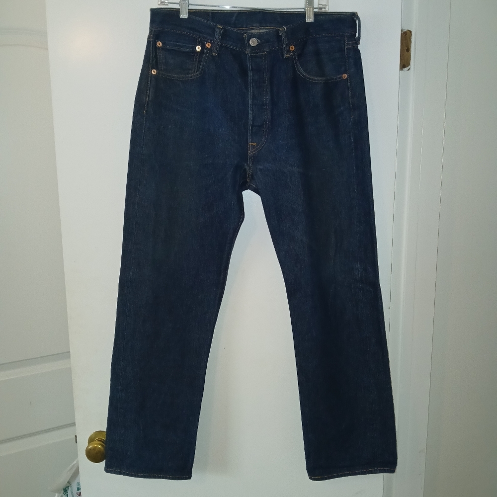 Levi's Straus Blue Straight Jeans Classic Fit